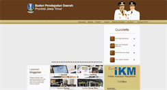 Desktop Screenshot of dipendajatim.go.id